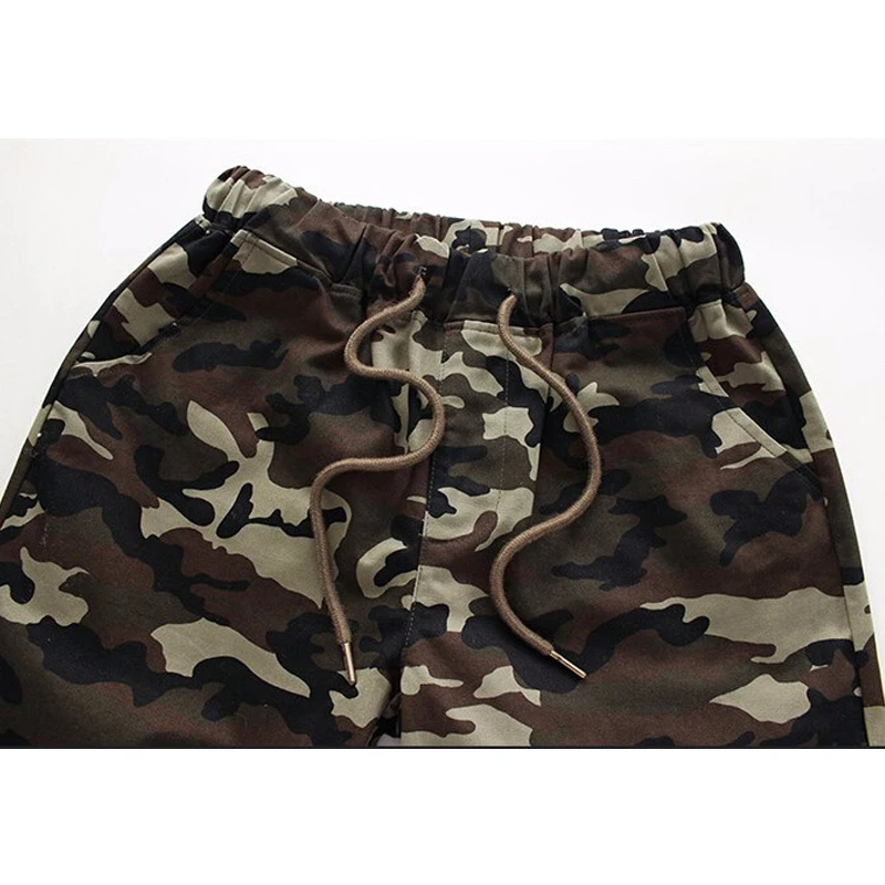 Мужчины Повседневная Гарем Брюки Армия Зеленый Камуфляж Моды Военные Марка