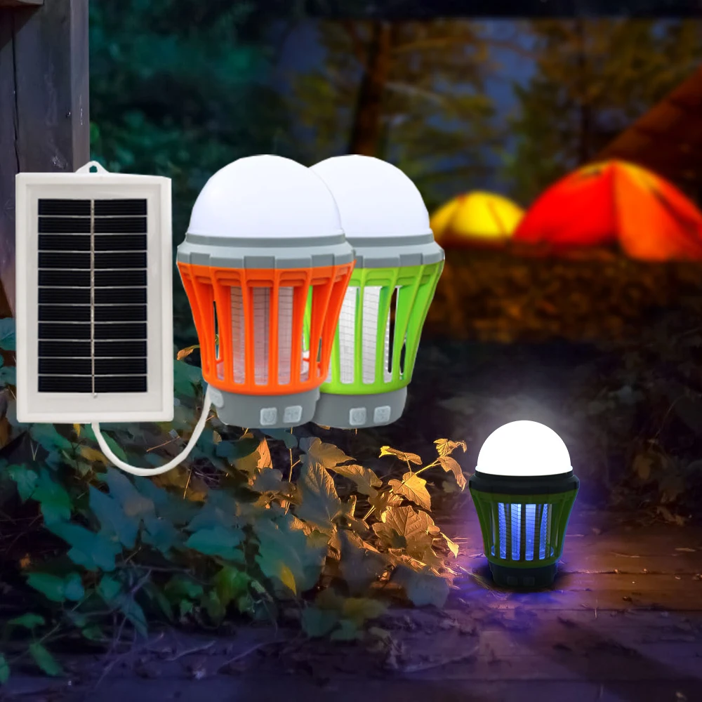 Buy 2 In 1 Portable Mosquito Killer Lamp Solar Power