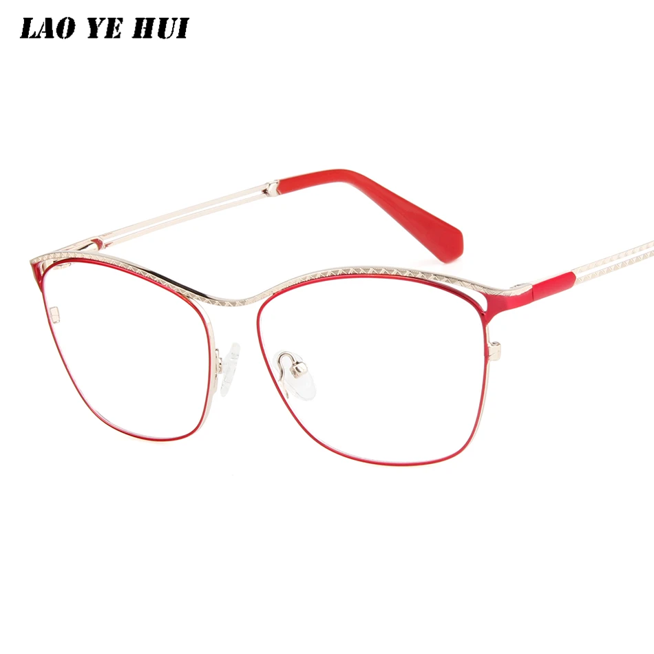 Женские прозрачные компьютерные очки LAO YE HUI оправы для очков модные Oculos LMO
