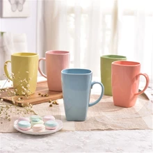 Einfache Keramik Kreative Milch Becher Tasse Tee Personalisierte Kunst Liefert Copo Tumbler Kurze Umweltfreundliche Kaffeetasse Ausgestattete QQB1010