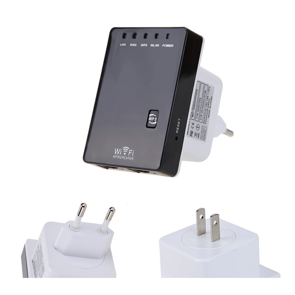 300 Mbps Wifi Repeater Mini Router WLAN Hotspot Wireless