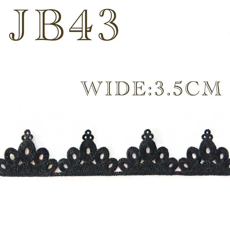 

2018 New product Skirt floral lace cloth bud ribbon material lace An crown accessories decorative skirt gold/black 1yard/91cm