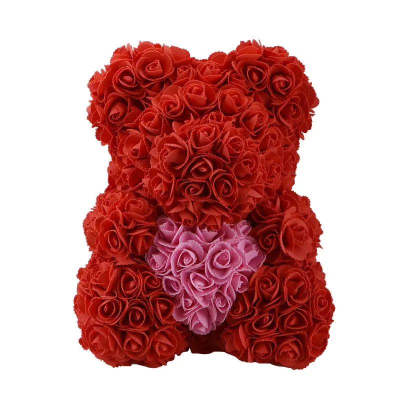 Ликвидация 40 см Румяна наш en peluche Роза наша Роза искусственное dcoration cadeau du Jour de Valentine