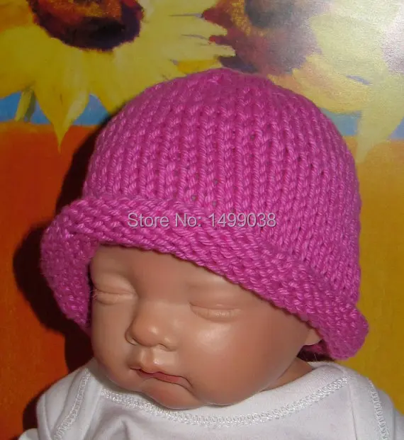 Ребенок просто Ролл Брим шапочка для новорожденного для фотосессий