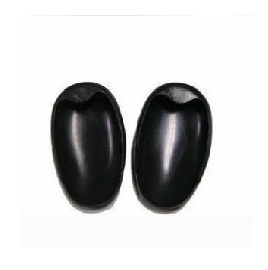2 пар/упак. окрашенные наушники запеченная овсянка специальные наушники черного цвета, большого диаметра из углеродистой стали F0228