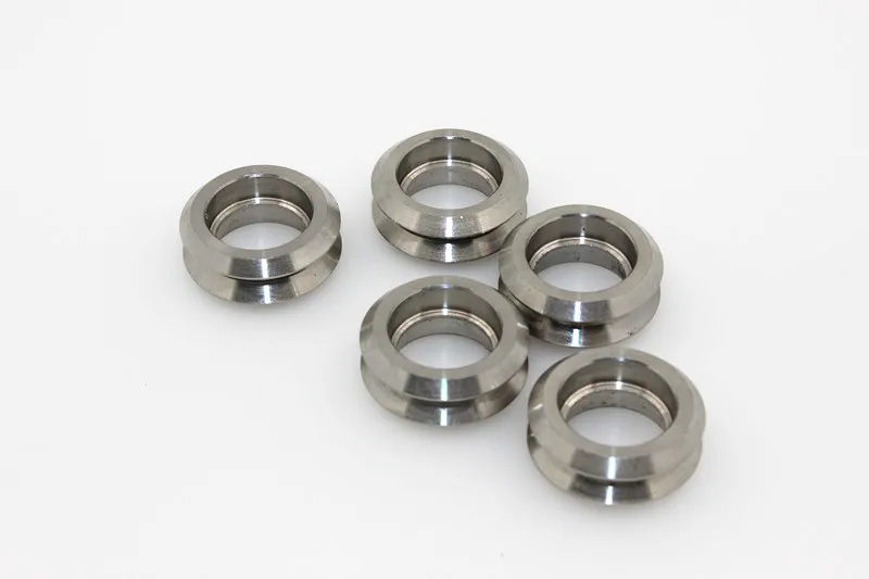 buy 5 or 10 pcs Without Bearings Double V wheel Gear Aluminum extrusion line V type Stainless steel Metal For 3D Printer Openbuilds