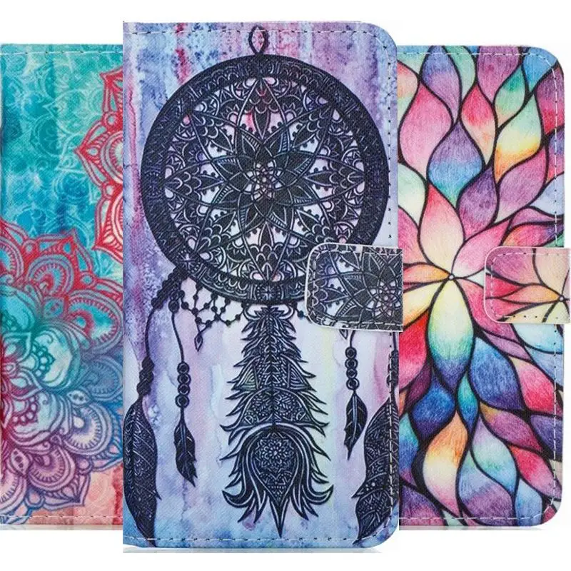 

Luxury Case For Huawei Ascend P8 P9 LITE P8Lite P9Lite 2017 Lotus Owl Skeleton Campanula Pattern Wallet Stand Flip Cover E03Z