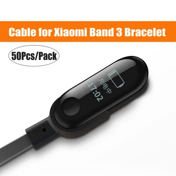 

Amazfeel 50pcs/pack MiBand 3 Charging Cable Accessories Charger Cables For Xiaomi Mi Band 3 Bracelets Wristband Charger Line