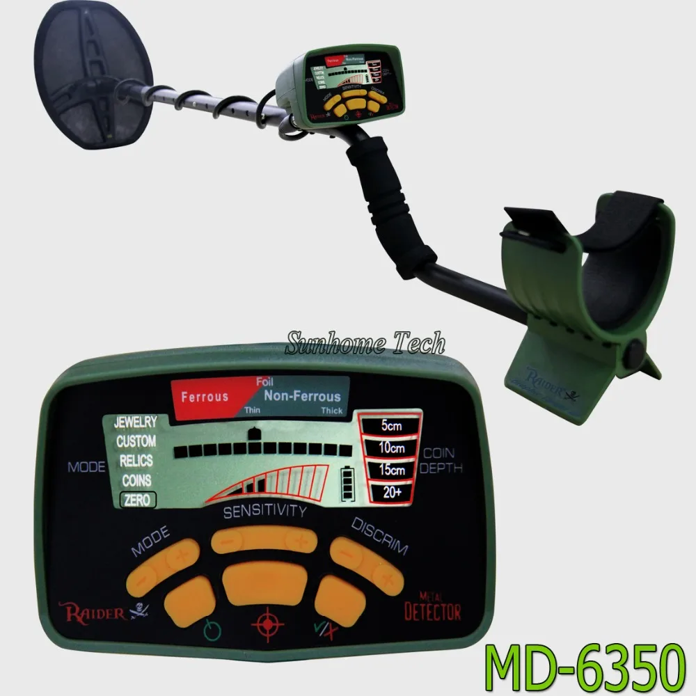 ground metal detector MD 6350 gold silver metal detector 5 modes gold