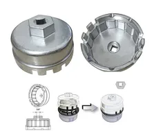 Oil Filter Aluminum Cup Wrench for Toyota Prius Corolla Rav4 Auris G08 Drop ship 64.5mm/14P