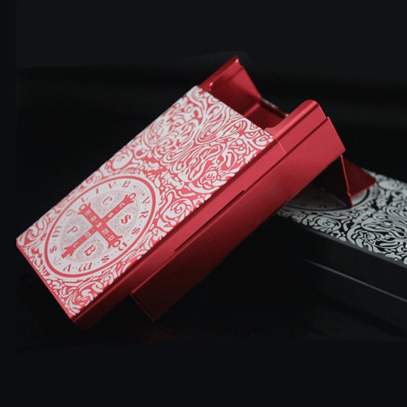 

Fashion Pipes Creative Laser Pattern Bible Cigaret Smoking Metal Cigarette Case Cigarette Box Aluminum Gift Box Smoke