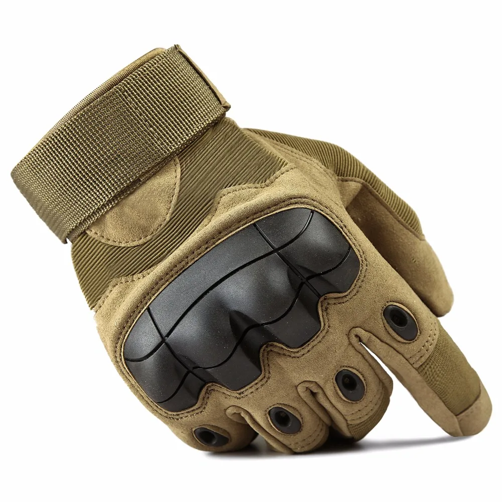 Men Military Tactical Combat Gloves Hard Knuckle Protection Police Army Security