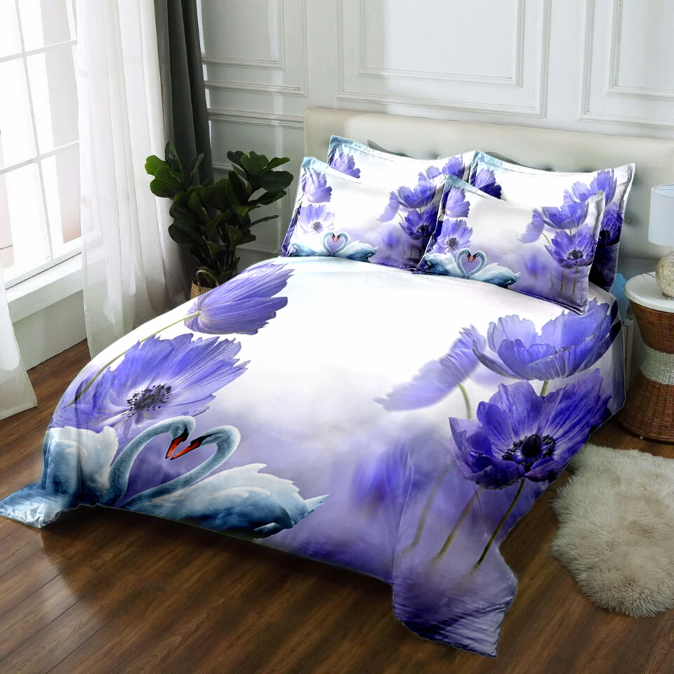 Комплект постельного белья queen size Twin full California king пододеяльник 3D простыня