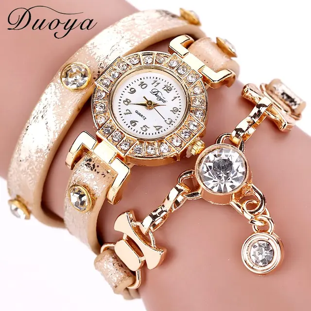 Duoya Women Watches Gemstone New Luxury Bracelet Watches Dress Women Dress Fashi Duoya Women Watches Gemstone New Luxury Bracelet Watches Dress Women Dress Fashi