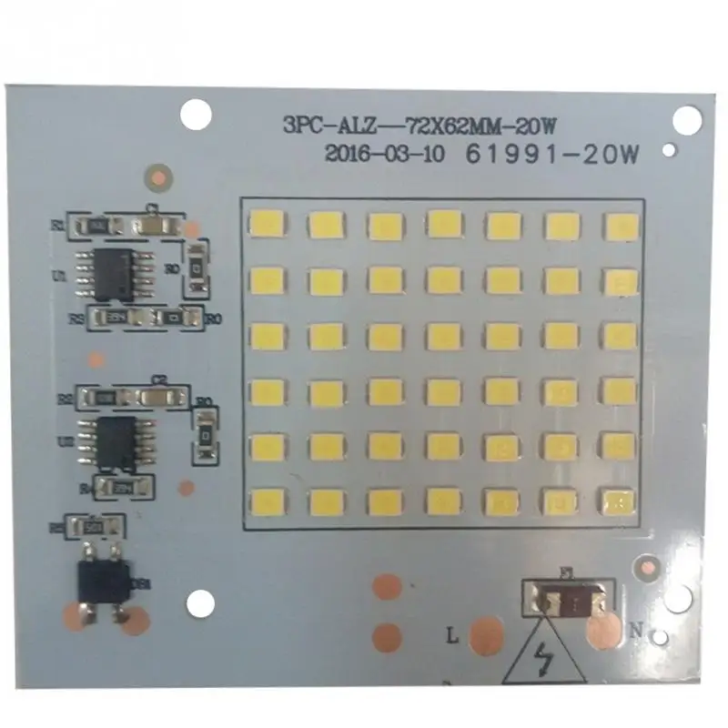 

AC220V LED Panel Lights Smart IC SMD LED Chips Lamp For Outdoor Flood Light Cold White/Warm White 10/20/30/50/90W