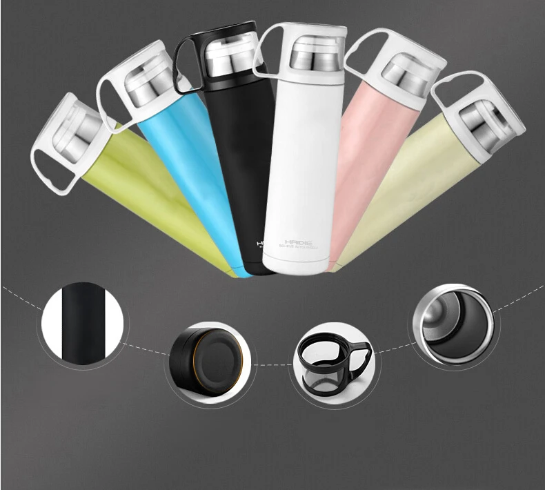 500ML Hot Stainless Steel Thermos Cup Travel Mug Office Tea Coffee