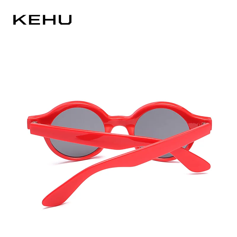 Женские круглые солнцезащитные очки KEHU дизайнерские в оправе UV400 подарочные