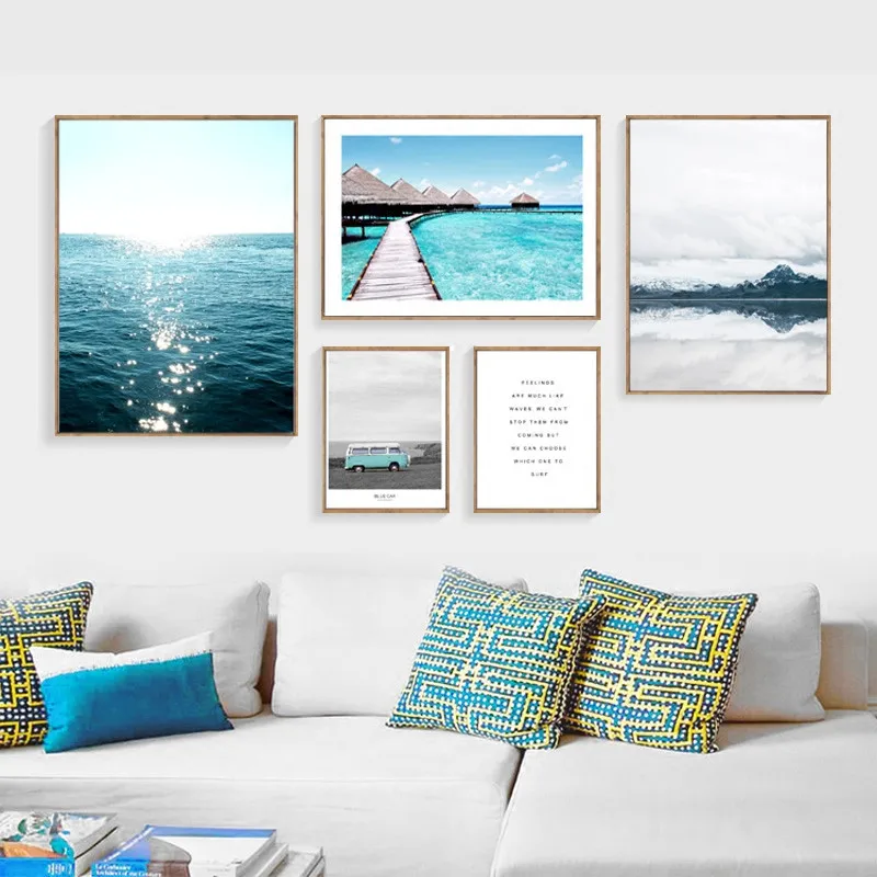 Nordic-Decoration-Blue-Sea-Posters-And-Prints-Wall-Art-Canvas-Painting-Lienzos-Decorativo-Poster-Canvas-Art (1)