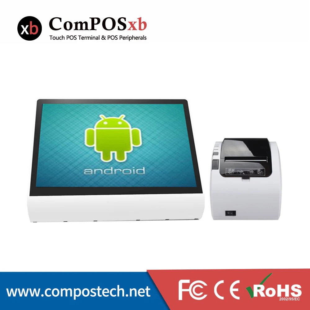 US $369.00 Newest 12 inch Android pos terminal point of sale restaurant software with 80mm receipt printer
