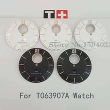34,4 мм Циферблат часов для T063907A мужской механический полый T063 часы текстовые часы аксессуары T063907 запчасти для ремонта