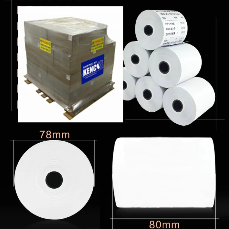 Thermal Cash Register POS paper rolls 3 1/8" x 230' 1500 Rolls /Pallet