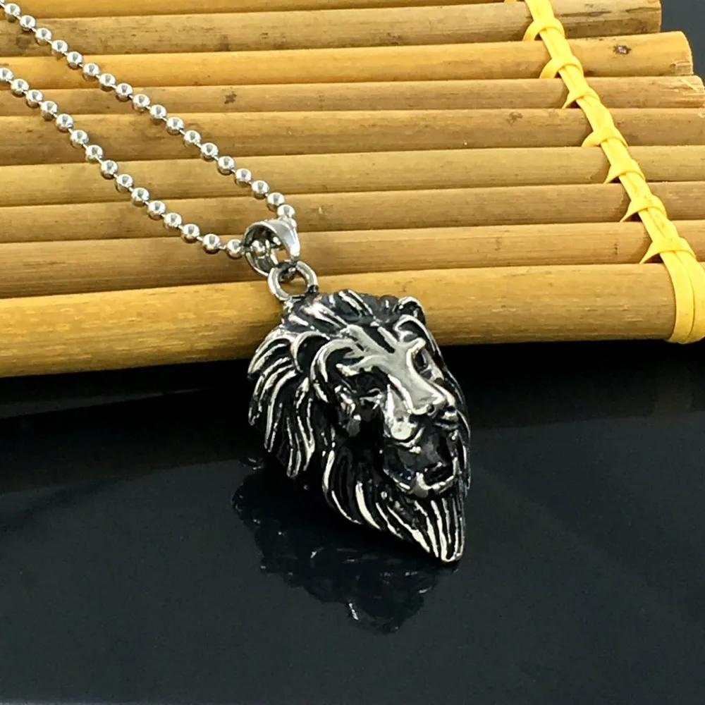 Мужская подвеска из нержавеющей стали в виде льва|pendant for men|stainless steel lion pendantpendant
