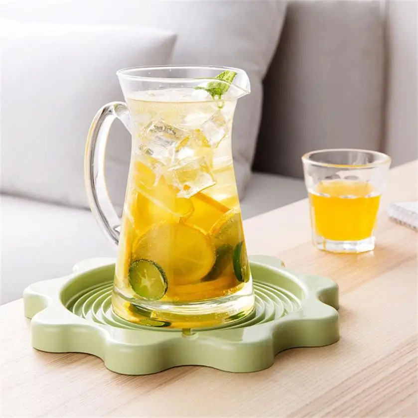 

Drink Drink Bottle Cup Mats Pad Thermal Insulation Round Coasters Hot High Quality Modern Simple