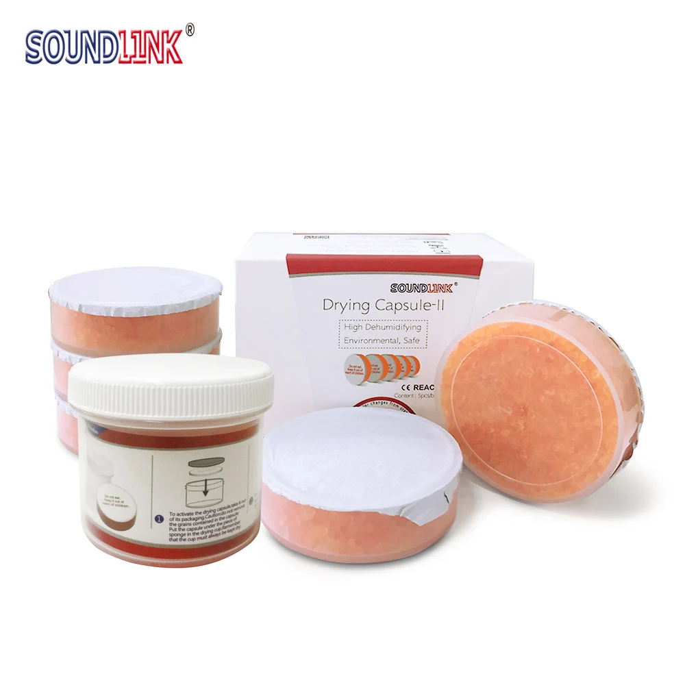 

Hearing Aid Dehumidifier Drying Capsule Desiccant Drying Cup for BTE IEC CIC Hearing Aids Cochlear Implants