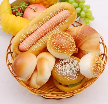 

High artificial fruit fake vegetables model home decoration high artificial bread set Min.Order $12