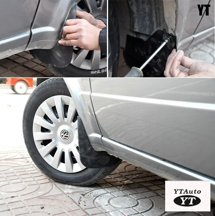 Авто щиток грязи для volkswagen vw touran 2007 2014 pp автомобильные аксессуары 4 шт./компл..|auto mud