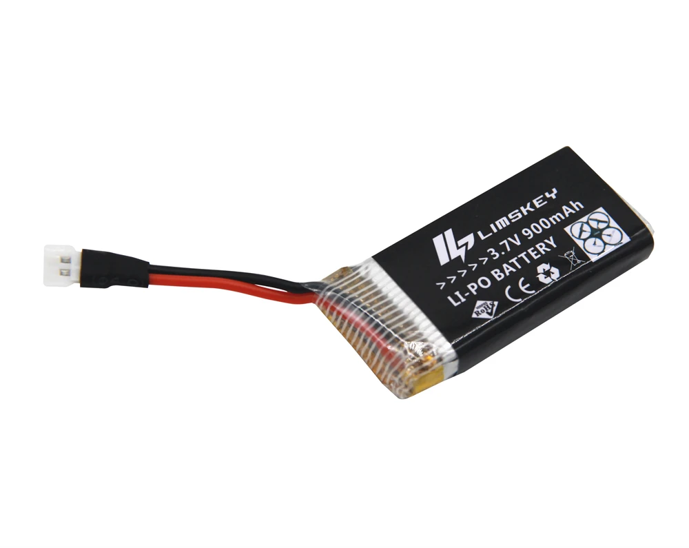 Limskey 900mAh 3,7 V LiPo батарея для SYMA X5C X5SC X5SW батарея с зарядным устройством RC Drone 3,7 V 900 mah Lipo батарея 902550