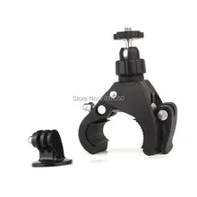 Giro de 360 Graus Da Bicicleta Da Motocicleta Guiador Tripe Montar Titular Handle para gopro hero 4 3 + 3 2 sj4000 xiaomi yi cam