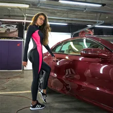 Women Tracksuit Sportswear Elastic Long Sleeve Jumpsuits Leggings Yoga Pants Running Jogging Fitness Gym Yoga Set Sport Suit Women Tracksuit Sportswear Elastic Long Sleeve Jumpsuits Leggings Yoga Pants Running Jogging Fitness Gym Yoga Set Sport Suit