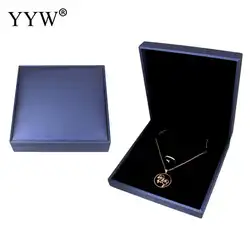Высокое качество Модный Бархатный комплект ювелирных изделий коробка ожерелье серьги кольцо Подарочная коробка Свадьба Упаковка