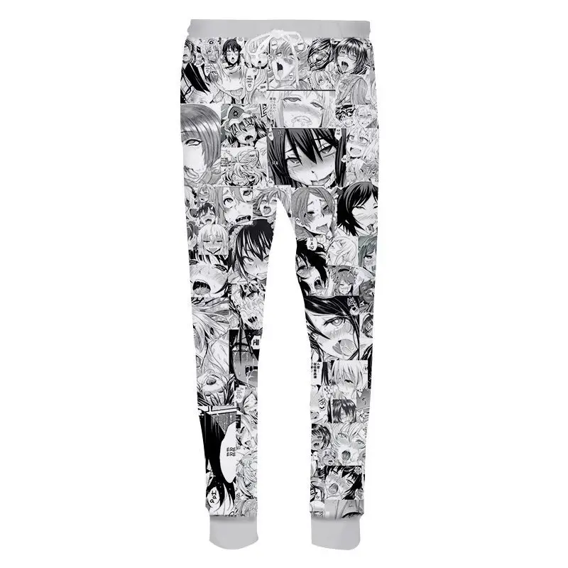 Cute Anime Pants Janpanse Jogger Pants Men Women Funny 3d Print Trousers Unisex Street Casual Hip Hop Loose Oversized Sweatpants (1)