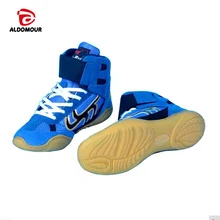 

ALDOMOUR Wrestling Shoes For Boxing Men Women Training Shoes Leather Wrestling Shoes Professional Shoes Men Genuine Leather