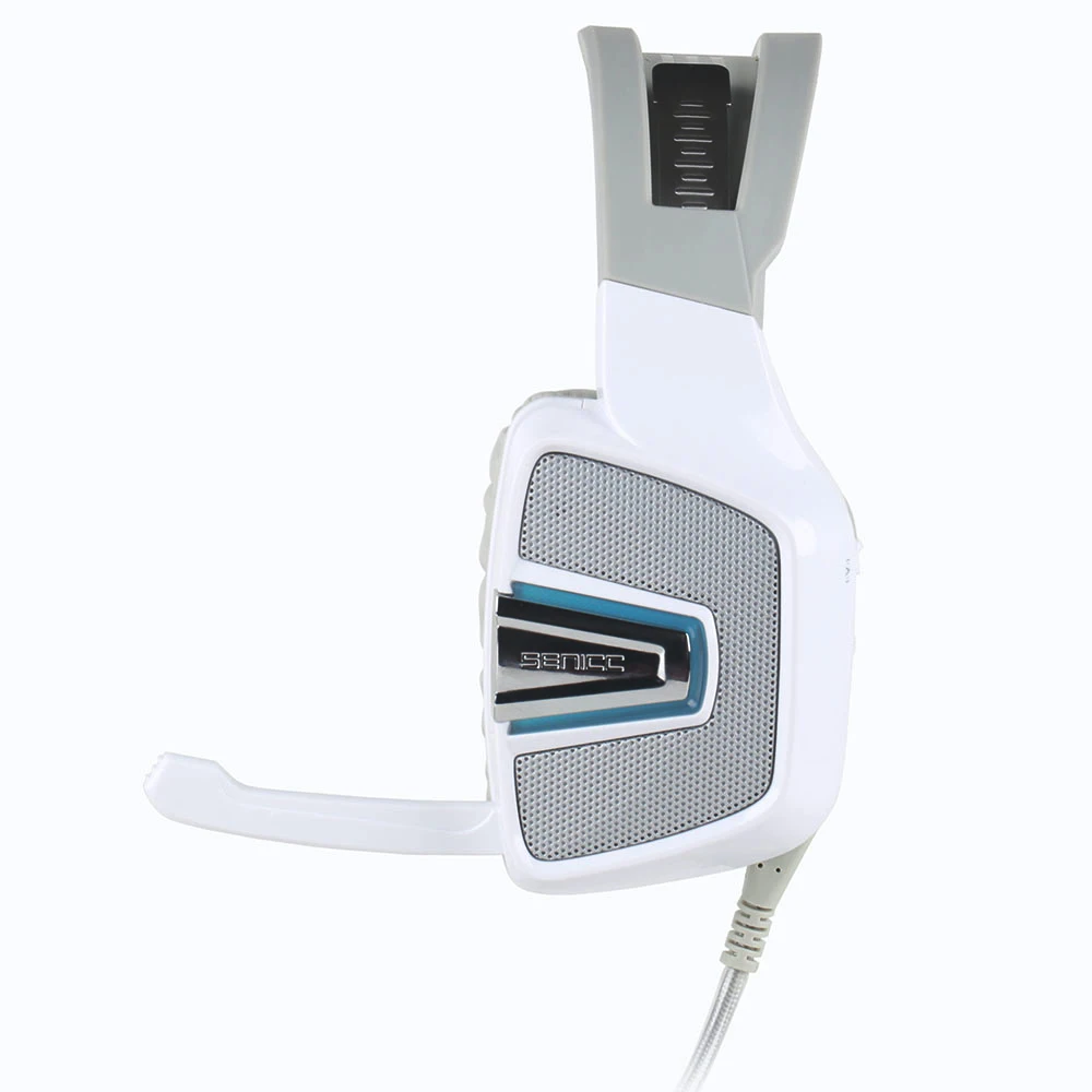Оригинальный SENICC W271 USB игровая гарнитура регулируемая повязка наушники со звуком