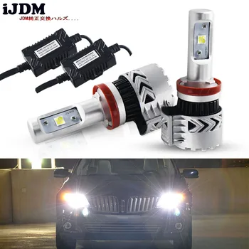 

iJDM Car Headlight 9005 HB3 LED Bulbs 6000K White 9006 HB4 LED For Automotive High Low Beam Lights Headlight Fog Light Bulbs 12V