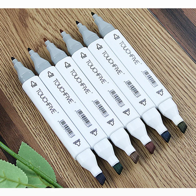 JIANWU art practice comics 12 80 color school marker double headed oily