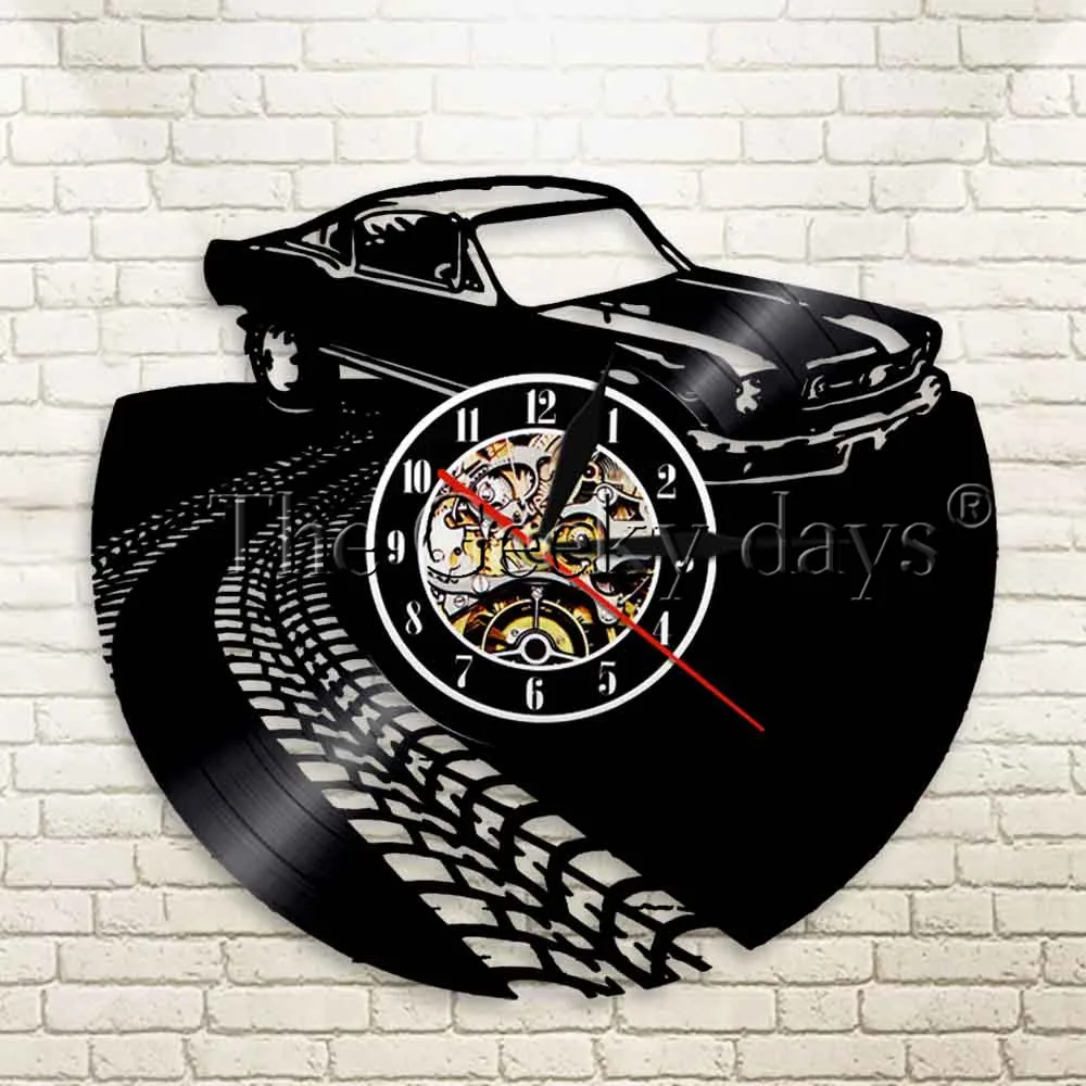1Piece Vintage Antique Cars Transportation Theme Wall Clock Classic