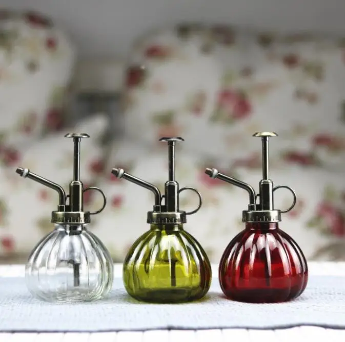 Zakka Ретро Тыква стеклянная кастрюля полив цветов садоводства суккуленты