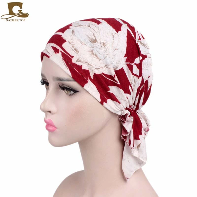 Hot Elastic Women Ladies Flower Hat Turban Chemo Cancer Hair Loss Cap Head Wrap Hot Elastic Women Ladies Flower Hat Turban Chemo Cancer Hair Loss Cap Head Wrap