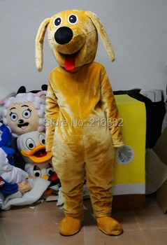 

Brown dog mascot costume adult size brown dog mascot costume free shipping