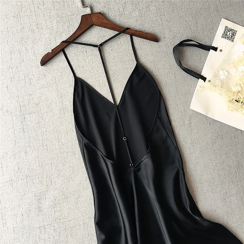 Женское сексуальное атласное нижнее белье Babydoll ночная рубашка женское Camisola Da mucher