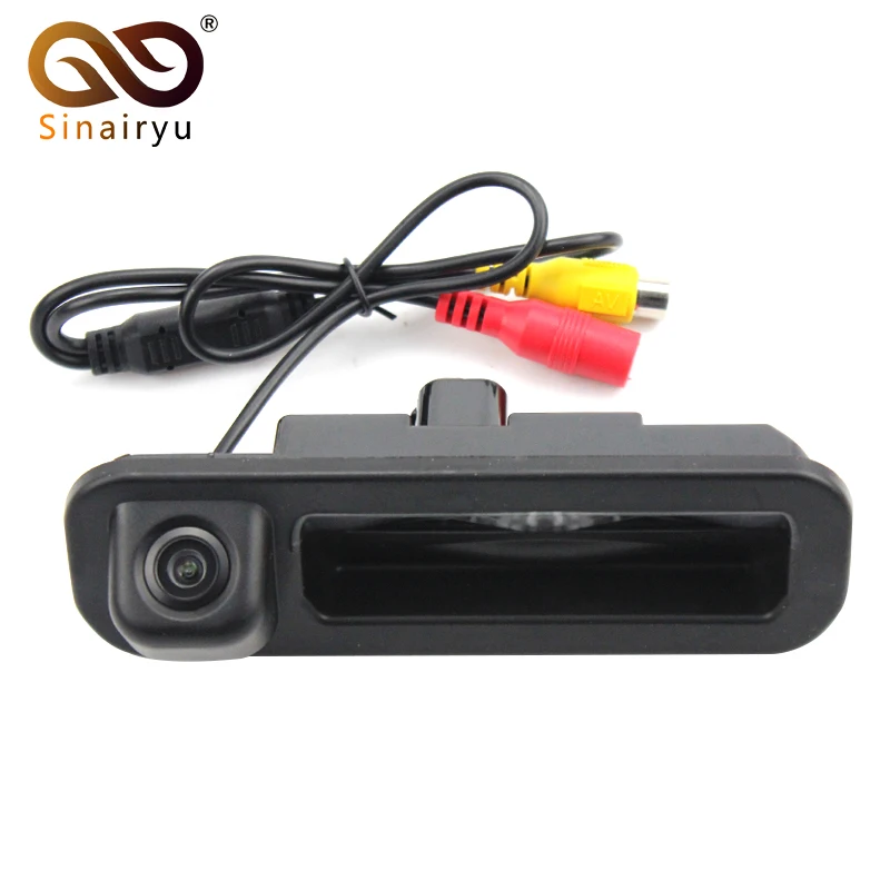 Sinairyu Waterproof Night Vision Car Rear View Trunk Handle font b Camera b font for Ford