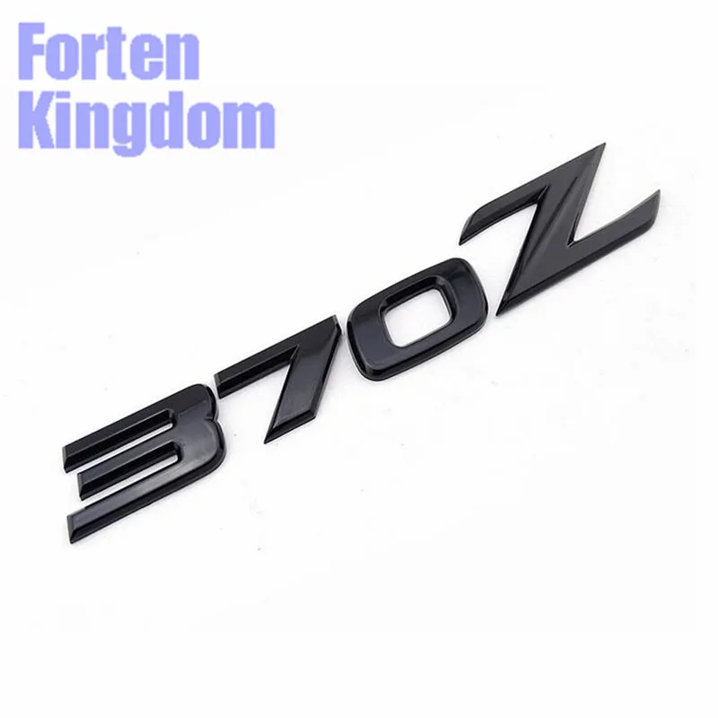 Forten Kingdom цельнокроеное платье слово 350Z 370Z автомобильный черный хромированный металл наклейка на багажник 3D наклейки с буквами задний значок автомобильные аксессуары