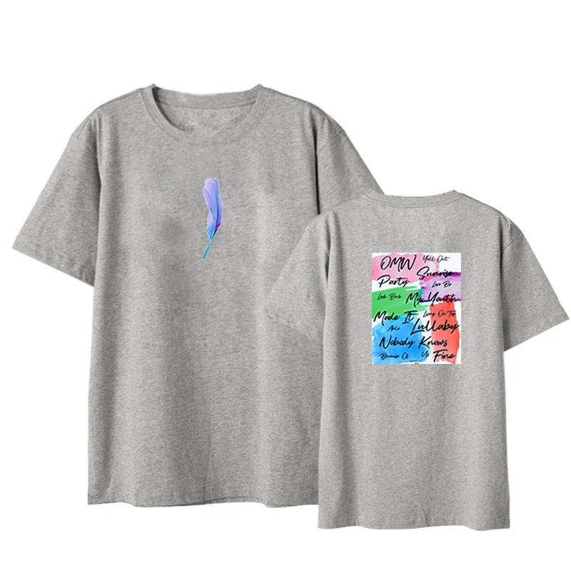Kpop got7 new album present you same printing o neck t shirt for i got7 summer short sleeve t-shirt causal top (8)