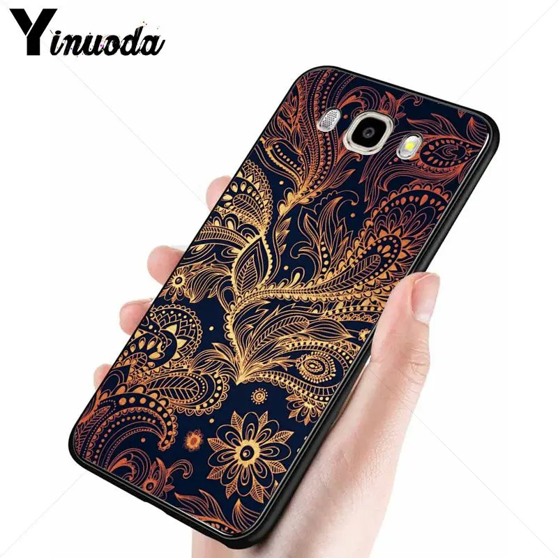 blue gold Mandala flower dream castcher