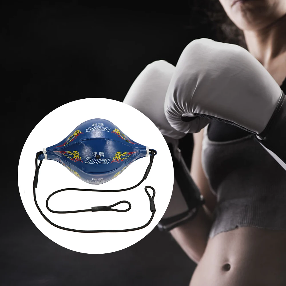 Двойной конец Бокса Скорость мяч пробивая мешок груша Надувное боксерское оборудование Бодибилдинг Фитнес скоростные шары с сердечником клапана