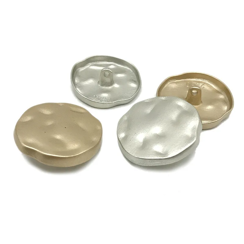 20 Pcs/lot High Grade Zinc Alloy Metal Buttons 30 Mm Round Fine Quality